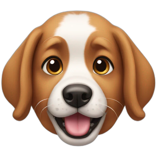 Funny dog emoji