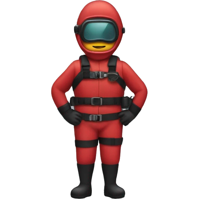 red diver emoji
