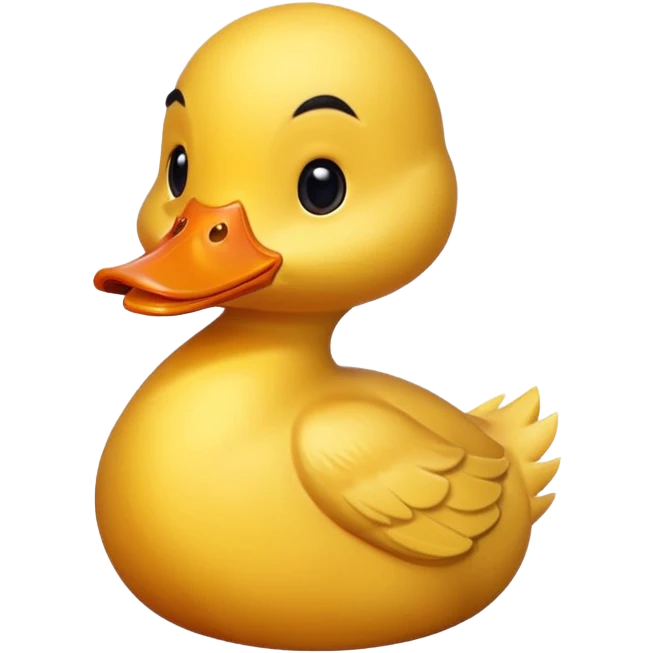 Cute duck emoji