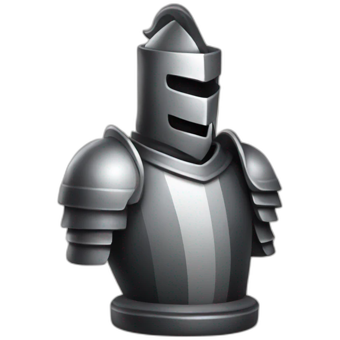 Chess knight emoji