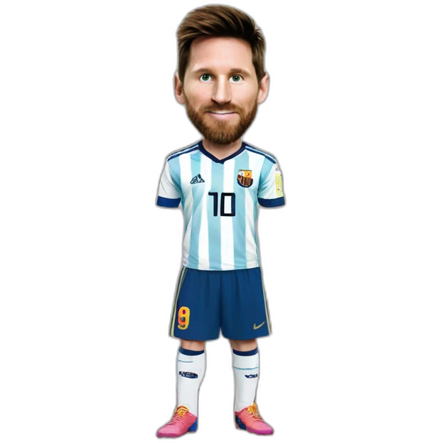 Messi en una casa emoji
