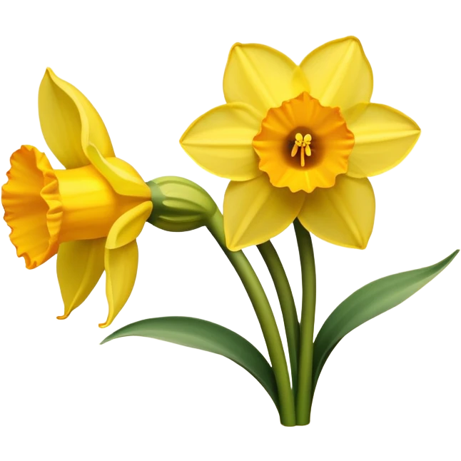 Daffodils flower  emoji