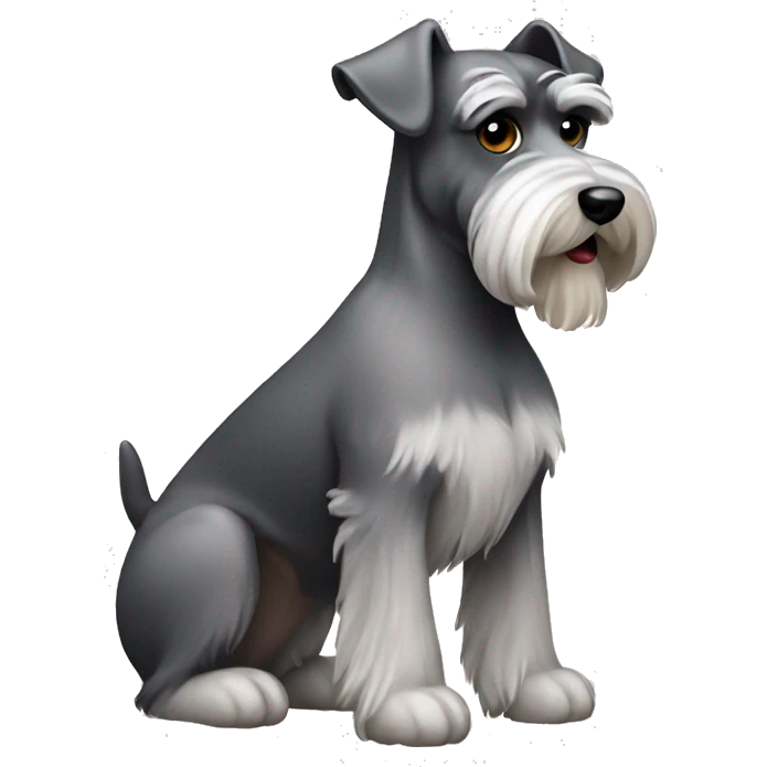 Miniature Schnauzer emoji