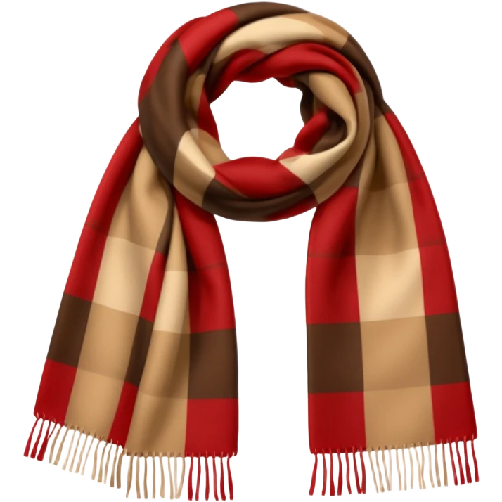 burberry type scarf emoji