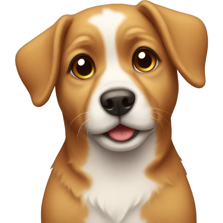 Cute dog emoji