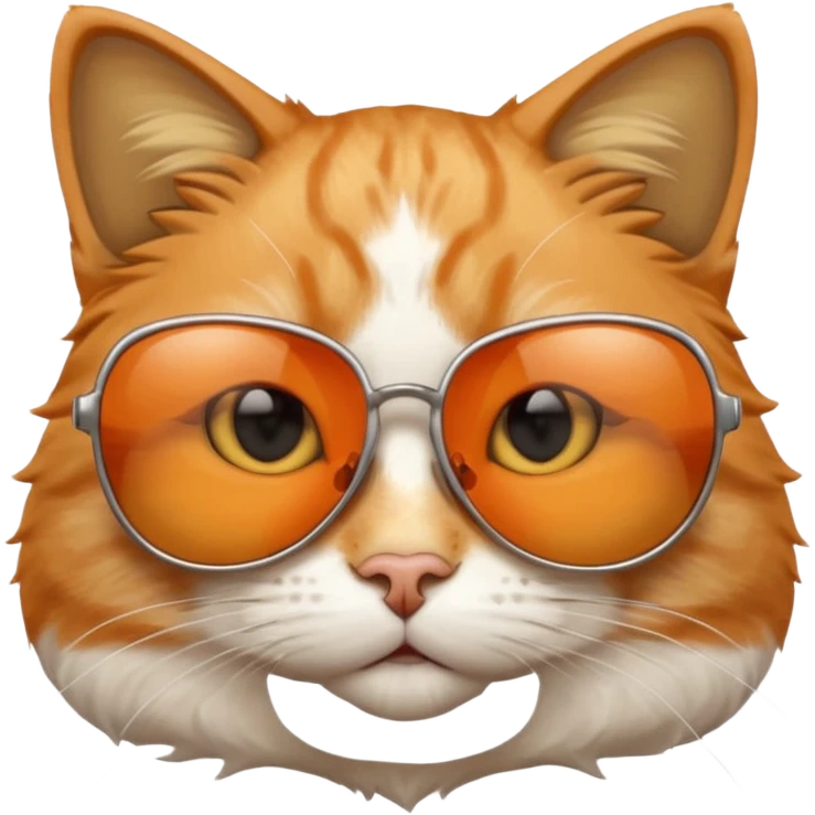 Cat wearing sunglasses emoji