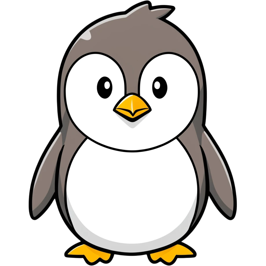 An angry penguin emoji