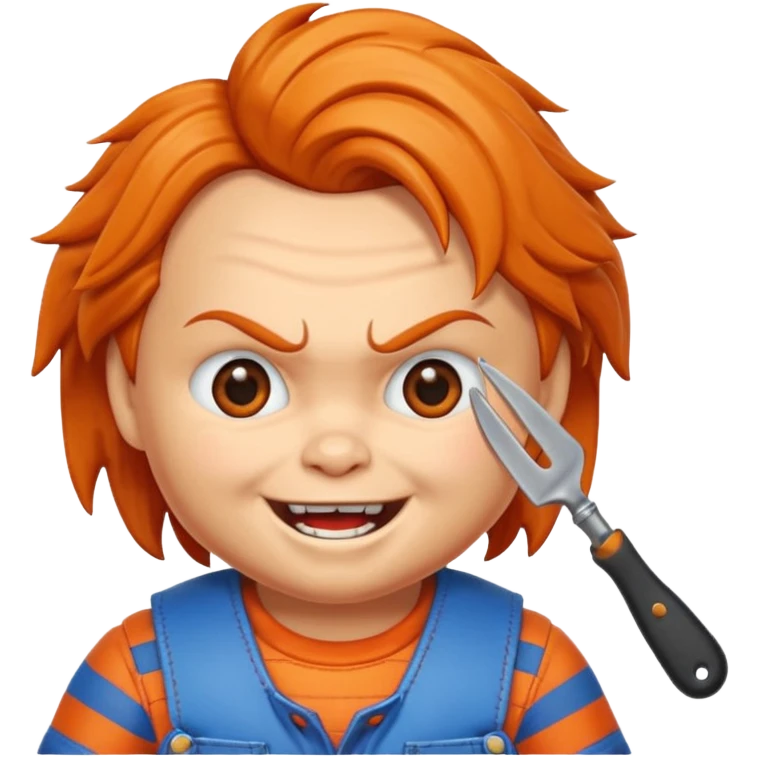 Un emojin de chuky emoji