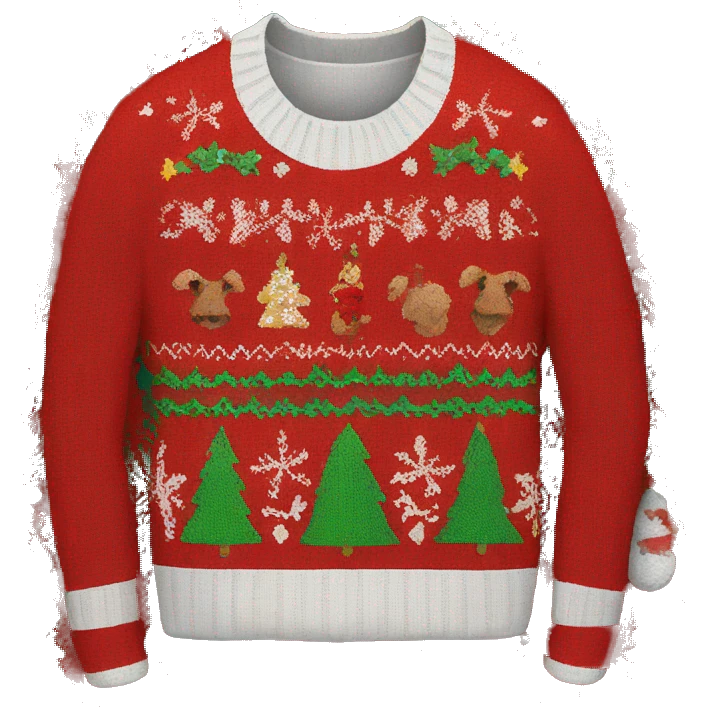 ugly christmas sweater emoji