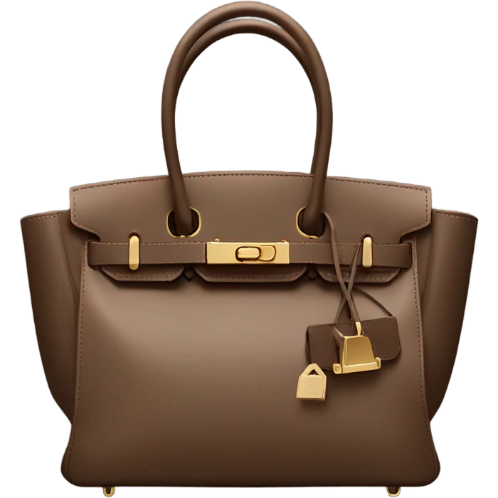 Birkin Bag in Mocha Color emoji