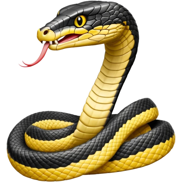 King cobra front facing emoji