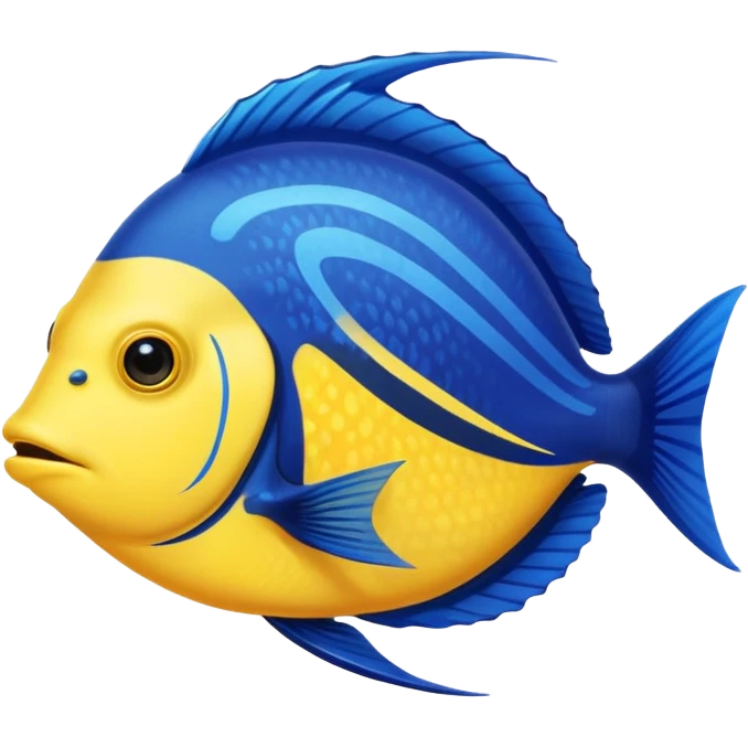 blue tang fish emoji