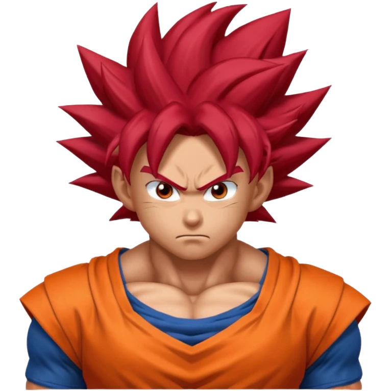 Goku super saiyan god emoji