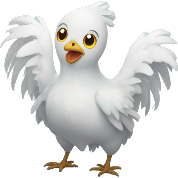 ghost chicken emoji