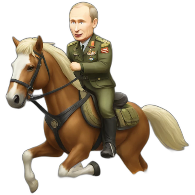 putin riding a missil emoji