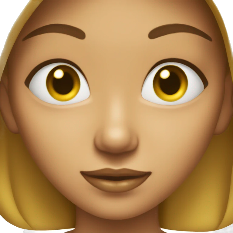 Girl with gold necklace emoji