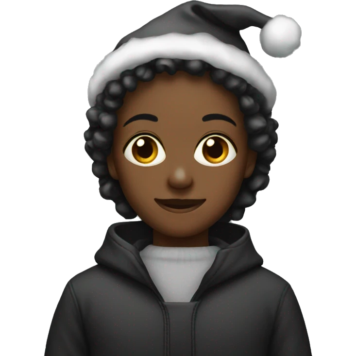 black Christmas gifts  emoji