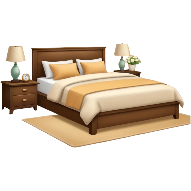 a cozy bedroom emoji