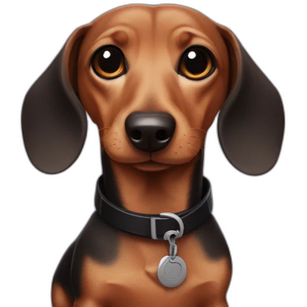 dachshund vader cute emoji