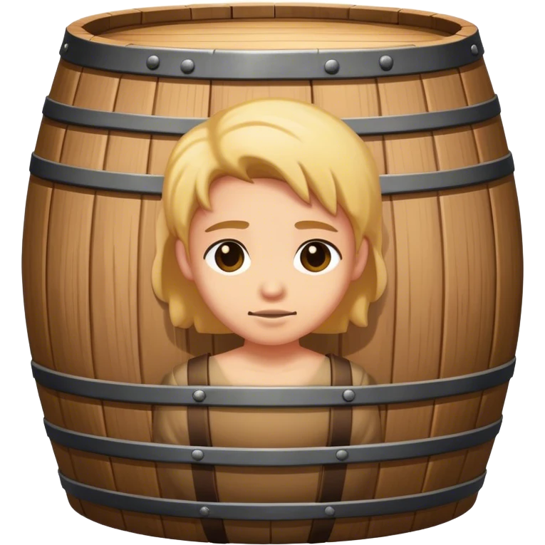 Человек в бочке  emoji
