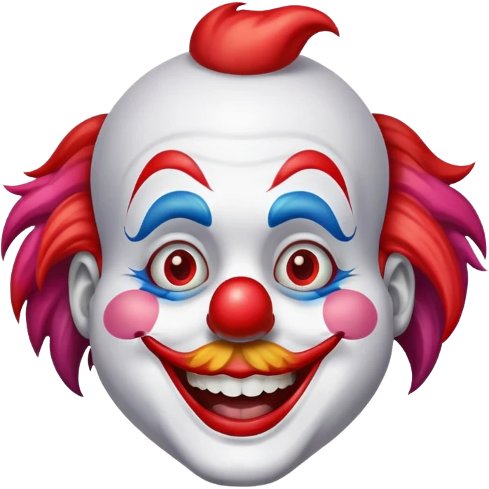 classic clown face emoji