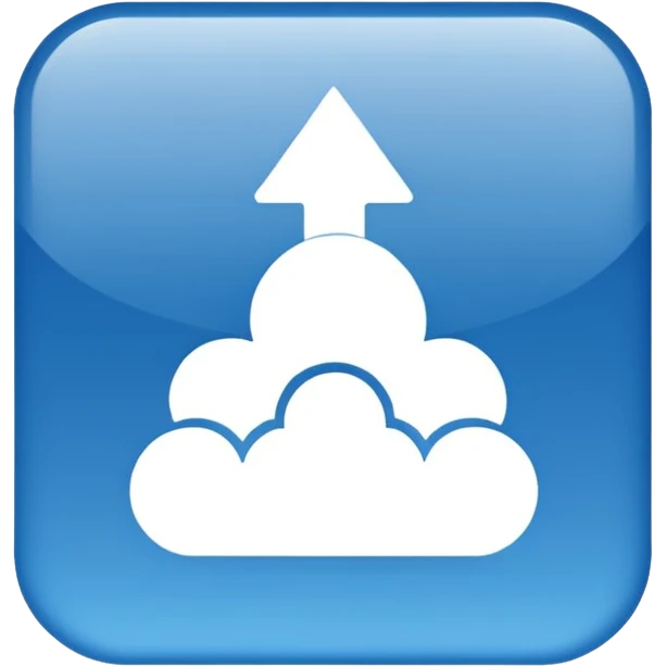 upload icon for site navigation. emoji