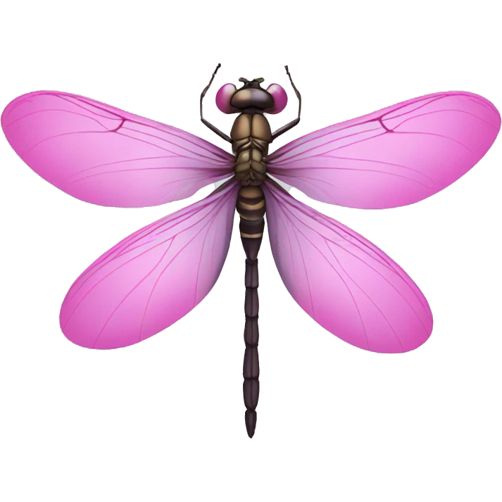Libellule rose  emoji