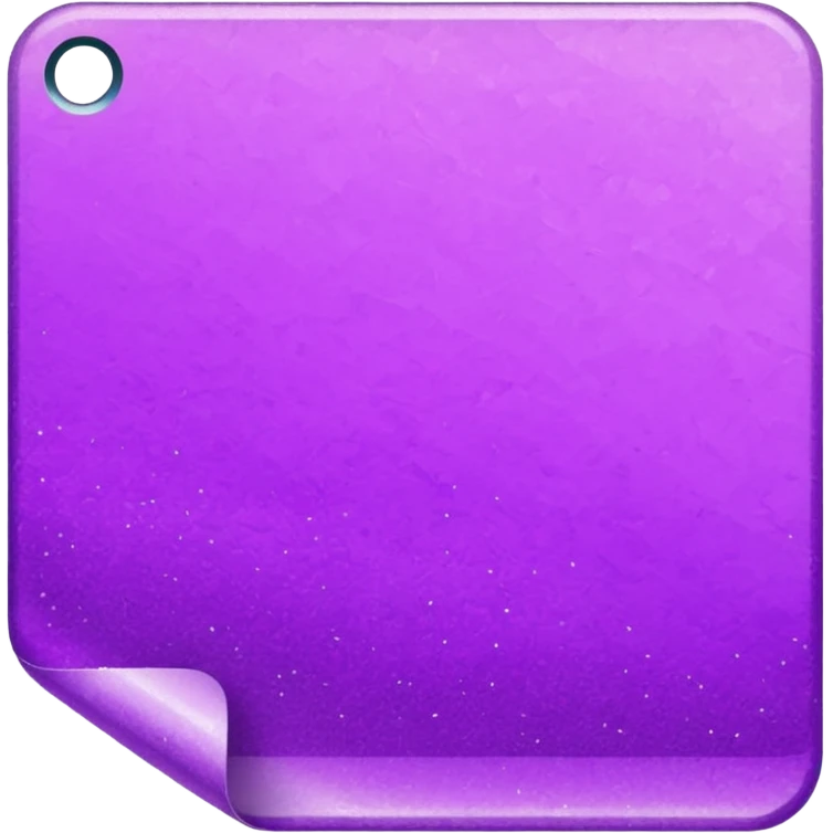Glitter Purple and Cian spreadsheet paper emoji