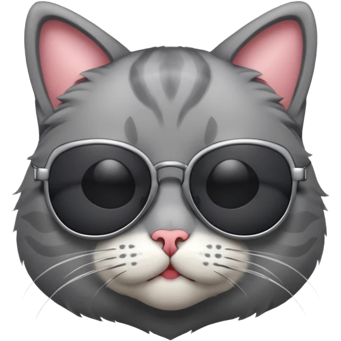 Cat wearing sunglasses emoji
