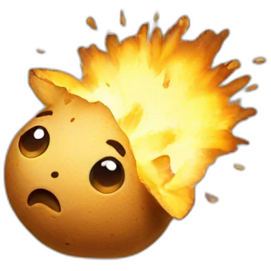 Exploding potatoe emoji