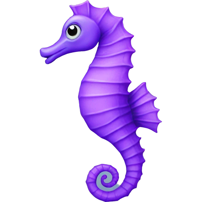 Purple seahorse  emoji