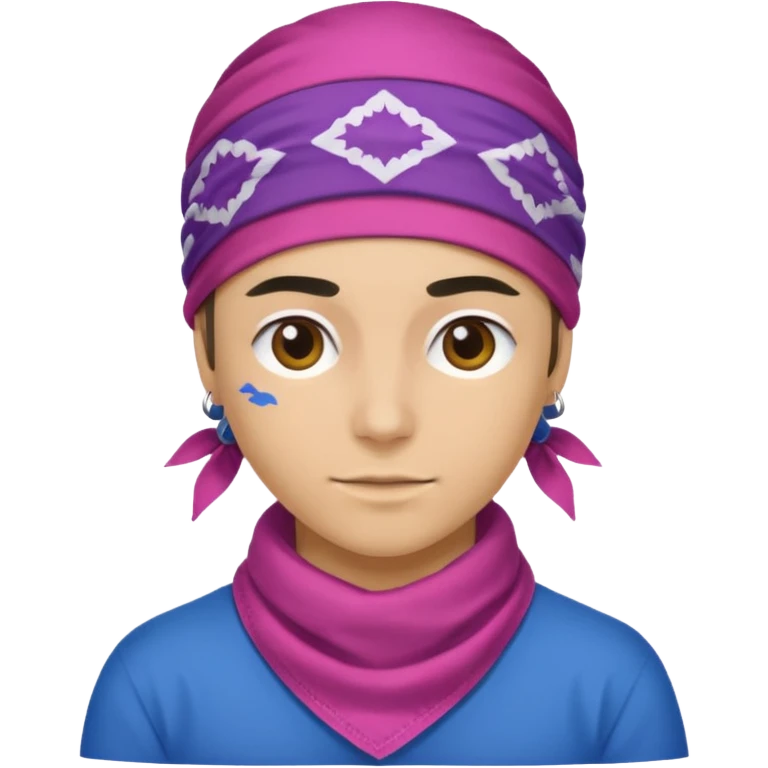 Bandera bisexual emoji
