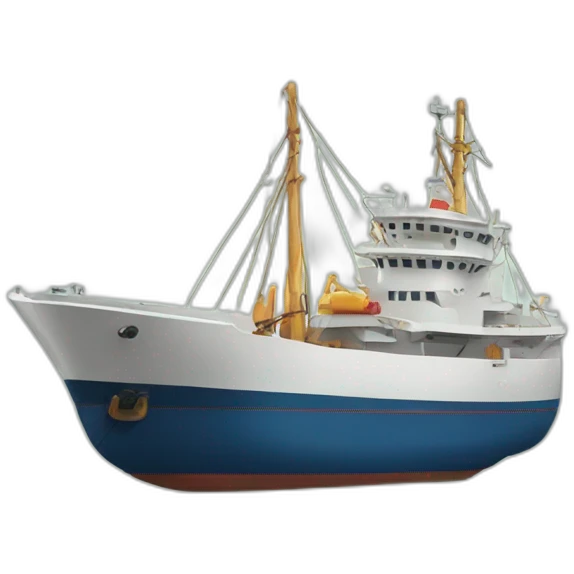 ship parked at harbor emoji
