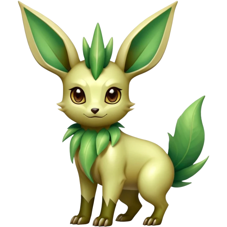 Shiny Exotic Bayleaf-Leafeon-Hybrid-Creature emoji
