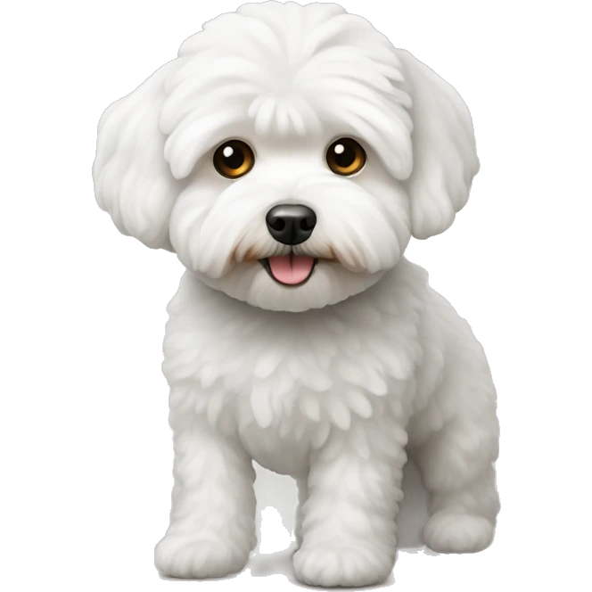 White maltipoo emoji