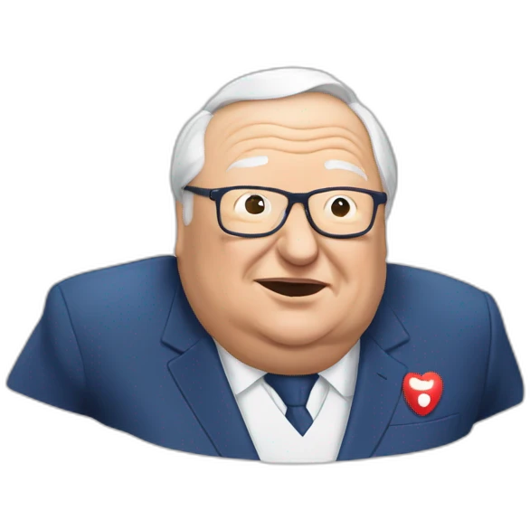 Jean marie le pen qui crie "jeanne au secours" emoji