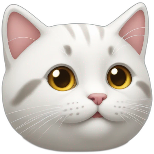 Un chat qui fait un coeur emoji