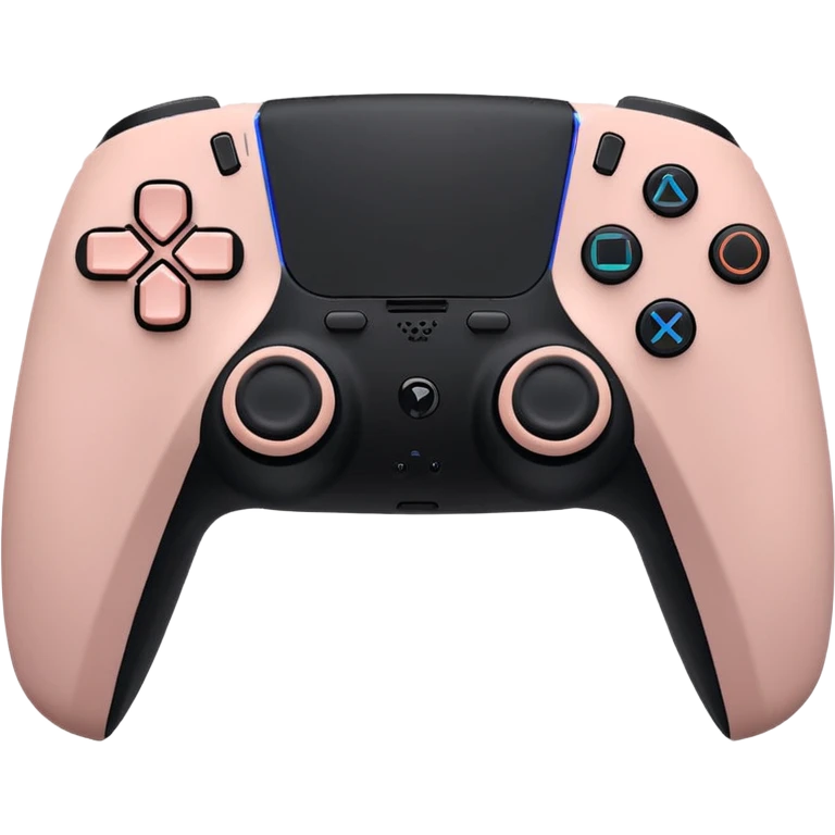 Blush BalcK PS5 controller emoji