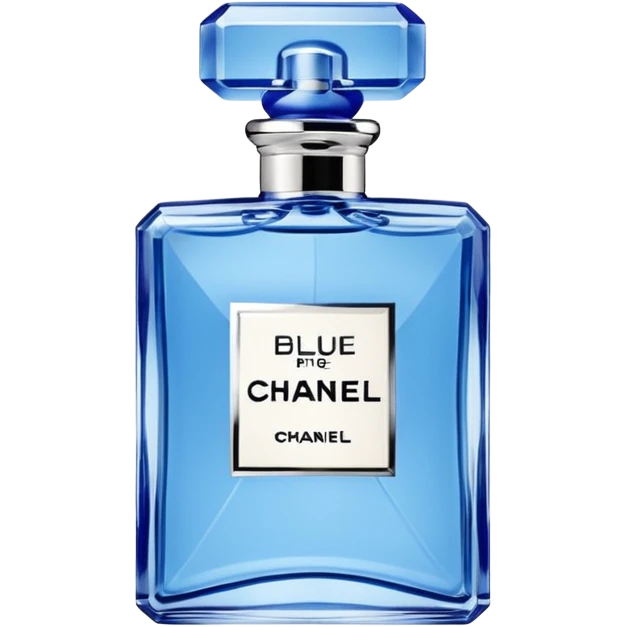 Create perfume emoji for blue de Chanel and jpg emoji