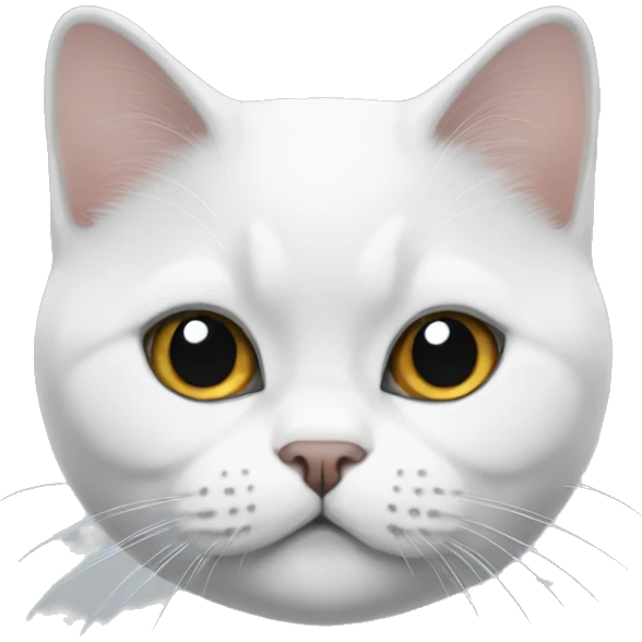 White British shorthair  emoji