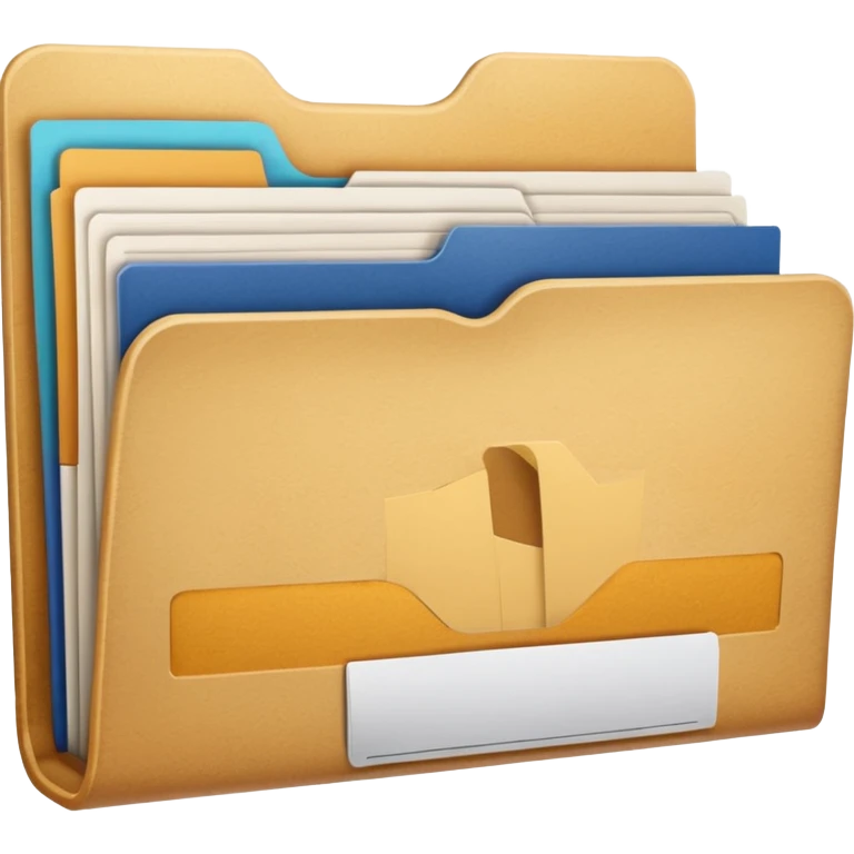 folder with documents emoji
