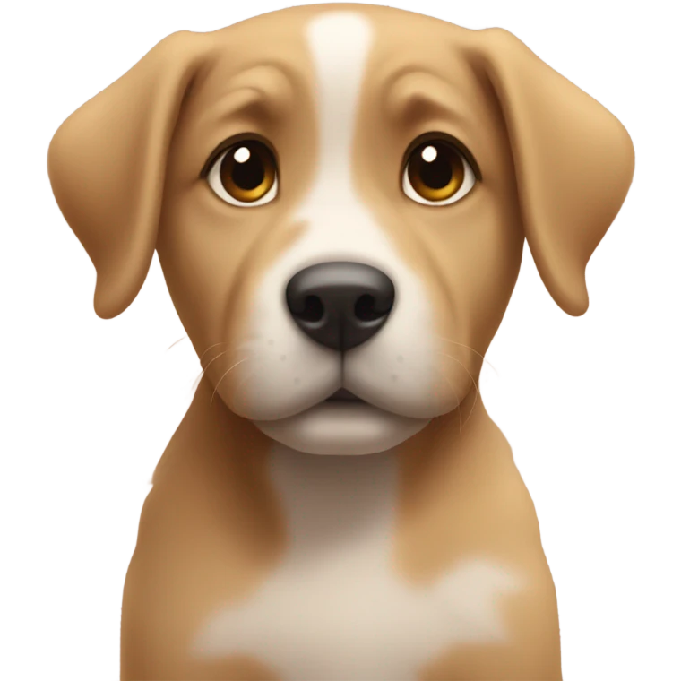 Puppy eyes emoji with hug emoji emoji