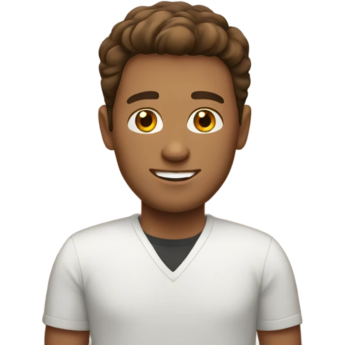 brown haired man emoji