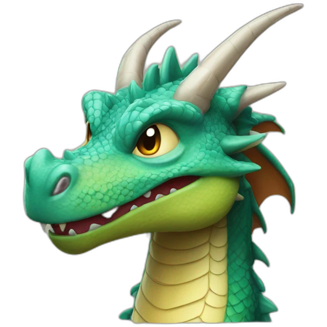 Dragon amoureux emoji