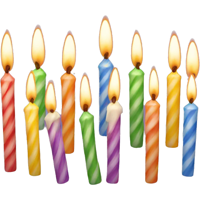 Birthday candles emoji