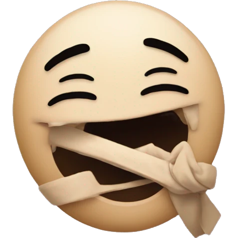 Emoji strangling itself  emoji