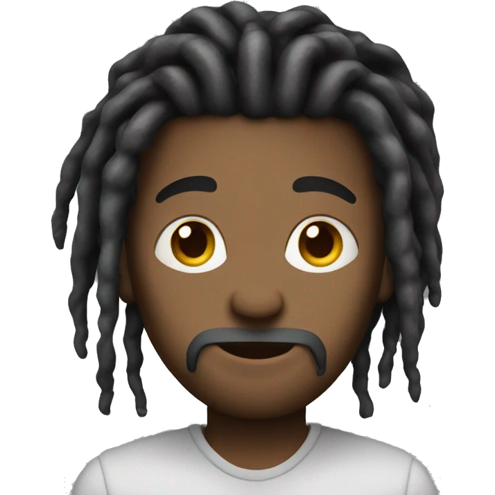 Guy with dreads emoji