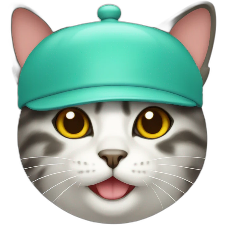  cat in a medical cap emoji
