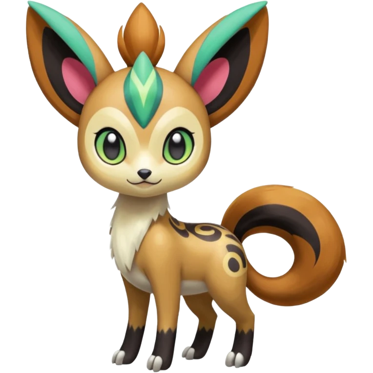 Meloetta-Lombax-Vernid-Pokémon-Fakémon-creature emoji