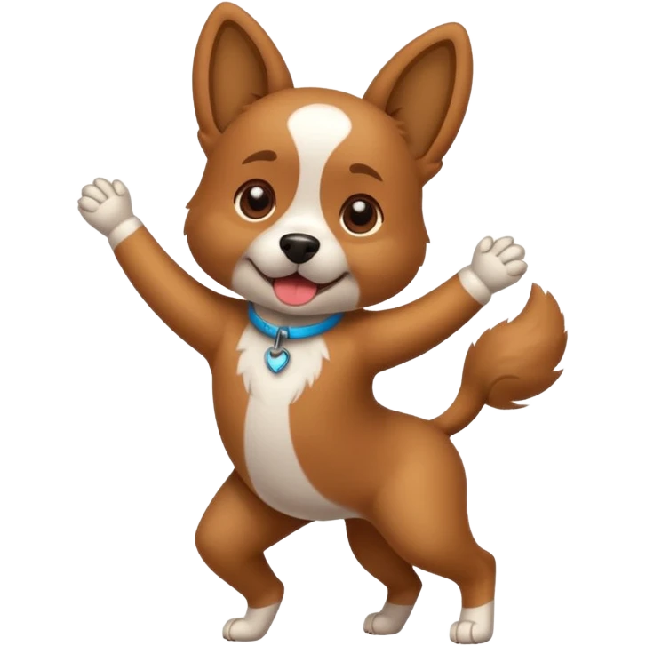Twerking dog emoji